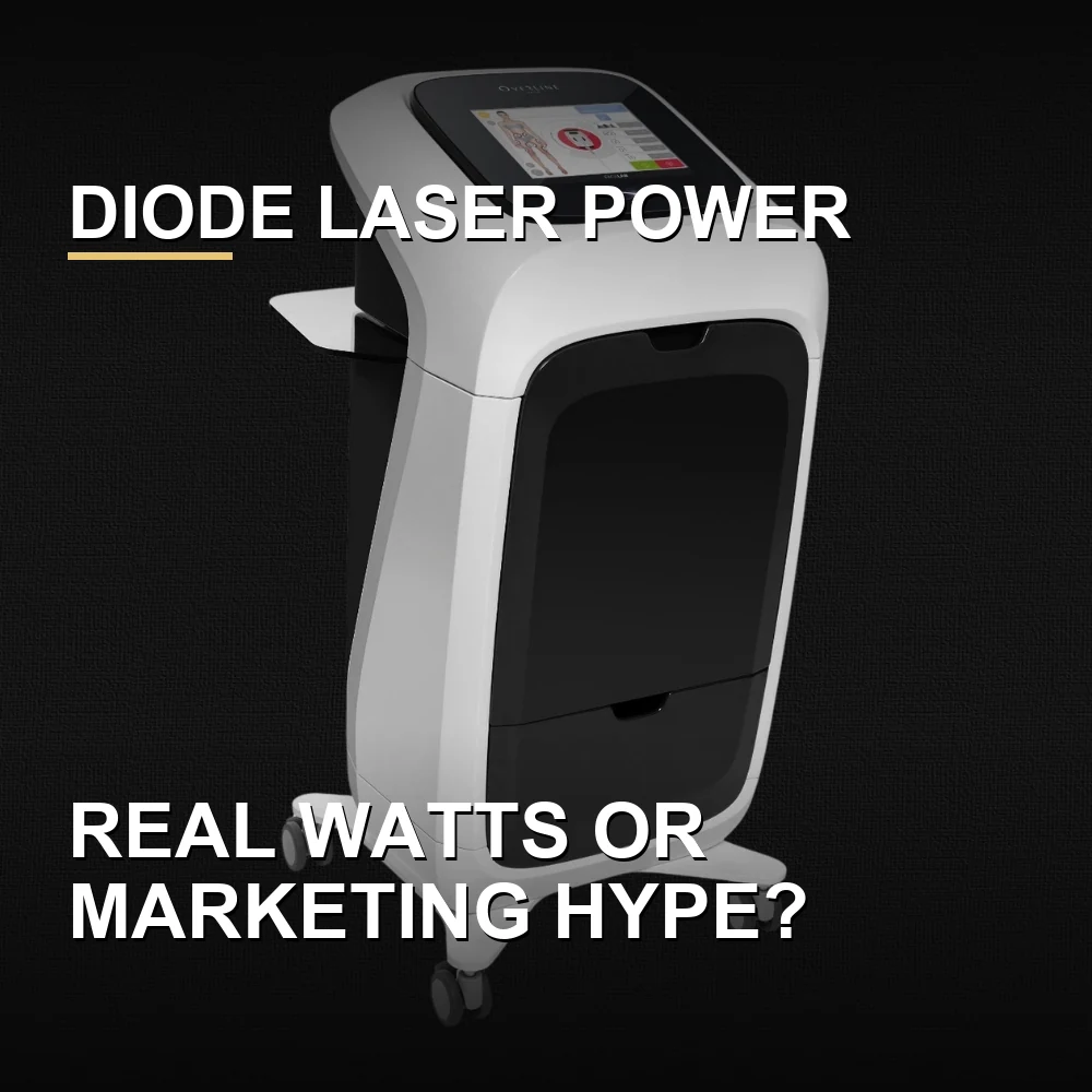 Diode laser power - real working watts versus inflated marketing numbers on a professional diode laser machine